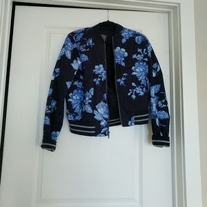 Gap floral bomber jacket